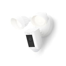Load image into Gallery viewer, Ring Floodlight Cam Wired Plus with motion-activated 1080p HD video, White (2021 release)