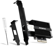 Load image into Gallery viewer, Fenvi 10GB PCIe Network Card with Single RJ45 Port NIC LAN Card Marvell AQtion AQC113C 10G Base-T Ethernet PCI-E Network Adapter Controller for Windows10/11/Linux and Windows Server 2012 Above
