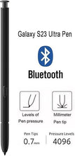 Load image into Gallery viewer, Galaxy S23 Stylus Pen (WithBluetooth) Replacement for Samsung Galaxy S23 Ultra 5G Touch Stylus Pen, S23 S Pen Replacement + Tips/Nibs (Black)