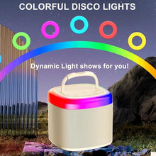 Load image into Gallery viewer, Mini Karaoke Machine, Portable Bluetooth Speaker with Microphone for Kids Singing Home Party, Christmas Halloween Kids Birthday Gifts, Music Toys for Girls Boys 3-12+ Years Old
