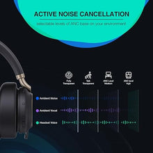 Load image into Gallery viewer, Yealink BH76 Plus Bluetooth Headset, Wireless Headset with Microphone for PC,Active Noise Cancelling, Retractable Hidden Mic Arm, Compatible with PC Mac, Works with Teams (Certified), USB-A