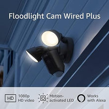 Load image into Gallery viewer, Ring Floodlight Cam Wired Plus with motion-activated 1080p HD video (2021 release) | 2-pack, Black