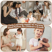 Load image into Gallery viewer, Karaoke Machine for Kids & Adults, Mini Portable Bluetooth Speaker with Microphones, Home Party Karaoke Speaker Support SD Card/USB, Gift for Brithday, and Toys for Girls/Boys