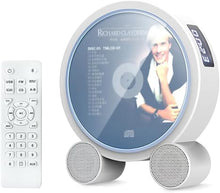 Load image into Gallery viewer, WOKALON CD Player Portable with Bluetooth,Newest Desktop Vertical CD Players for Home with LCD Screen Display Built in HiFi Speakers Support Timed Music ON/Off CD Bluetooth FM USB SD