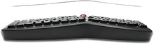 Load image into Gallery viewer, Adesso WKB-3150UB - Wireless Ergonomic Keyboard with Built-in Removable Trackball and Scroll Wheel, Split Key, Long Battery Life, Small and Portable -Compatible for Laptop/Desktop/PC/Windows XP/7/8/10