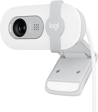 Load image into Gallery viewer, Logitech Brio 100 Full HD 1080p Webcam for Meetings and Streaming, Auto-Light Balance, Built-in Mic, Privacy Shutter, USB-A, for Microsoft Teams, Google Meet, Zoom and More - Off White