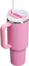 Load image into Gallery viewer, Stanley Quencher H2.0 FlowState Stainless Steel Vacuum Insulated Tumbler with Lid and Straw for Water, Iced Tea or Coffee, Smoothie and More, Peony, 40oz
