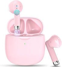 Load image into Gallery viewer, Wireless Earbuds, Bluetooth 5.4 Headphones in Ear with Noise Cancelling Mic, Bluetooth Earbuds Stereo Bass, IP7 Waterproof Sports Earphones, 32H Playtime USB C Charging Ear Buds Pink for Android iOS