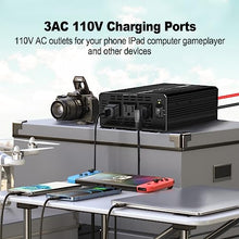 Load image into Gallery viewer, YSOLX 1500W Power Inverter 12V to 110V?Dc to Ac Inverter 3 AC Outlets?1500 Watt Inverter for Hurricanes, Power Outages?RV, Camping