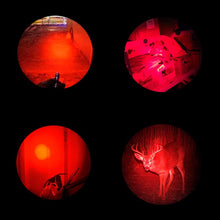 Load image into Gallery viewer, LELUOHQ 4 Pack Red Light Flashlight,Red LED Handheld Flashlight,Red Light Pen Flashlight,High Lumen Red Light Flashlight,Red Torch for Aviation,Astronomy,Night Observation Etc