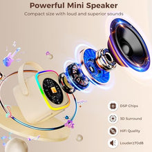 Load image into Gallery viewer, HWWR Karaoke Machine for Kids, Mini Karaoke Machine with 2 Microphones & LED Lights for Home Party, Toys for Girls Boys, Family Easter Christmas Birthday Gift for Kids 4 5 6 7 8 9 10 11 12+ Years Old