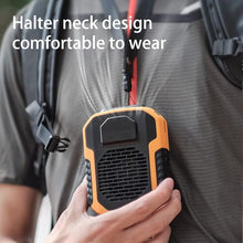 Load image into Gallery viewer, Outdoor 4 In 1 Function USB Waist Fan Belt Fan Clip On Personal Necklace Cooling Work Clothes Fan,3 Speed, Strong Airflow (Green)