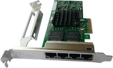Load image into Gallery viewer, 1GbE Ethernet Card I340-T4 Quad RJ-45 Copper Ports PCIE X4 Ethernet Server Network Adapter(NIC) E1G44HTBLK Compatible Intel 82580 Chip with Low Profile Bracket