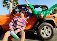 Load image into Gallery viewer, Meoky 40 oz Tumbler with Handle and Flip Straw, 100% Leakproof Tumbler with Lid and Straw, Stainless Steel Insulated Cup, Cupholder Friendly, Keeps Cold for 34 Hours (Blush)