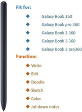 Load image into Gallery viewer, 2Pcs Book Pro 360 S Pen for Samsung Galaxy Book Pro 360 Laptop All Version Stylus Pen Touch S Pen (Black)