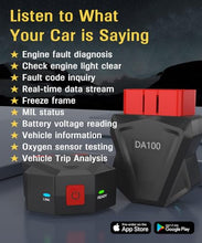 Load image into Gallery viewer, FlyroadUp OBD2 Scanner Bluetooth for iOS iPhone Android with Power ON/Off Button Car OBDII Diagnostic Scan Tool Read Clear Codes with Free App