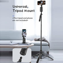 Load image into Gallery viewer, Auto Face Tracking Tripod, 360° Rotation Auto Tracking Phone Holder, No App Required, with Adjustable Lens Stable Base Phone Holder for Vlogs, Live Streaming & Video Chats (White)
