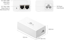 Load image into Gallery viewer, TP-Link TL-PI30G | IEEE 802.3at/af Gigabit PoE+ Injector | Non-PoE to PoE Adapter | Supplies up to 30W | Plug & Play | Desktop/Wall-Mount | Power Over Ethernet | Distance Up to 328 ft. | UL Certified