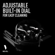 Load image into Gallery viewer, Bevel Beard Trimmer for Men - Black Edition Cordless Trimmer, 8 Hour Rechargeable Battery Life, Tool Free Adjustable Zero Gapped Blade, Barber Supplies, Mustache Trimmer