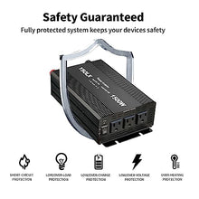 Load image into Gallery viewer, YSOLX 1500W Power Inverter 12V to 110V?Dc to Ac Inverter 3 AC Outlets?1500 Watt Inverter for Hurricanes, Power Outages?RV, Camping