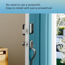 Load image into Gallery viewer, Yale Security Lock 2 with Wi-Fi, Black Connected Keypad Smart Lock for Front Door or Back, Door Lock with Code and Back-Up Key, YRD410-WF1-BSP