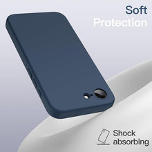Load image into Gallery viewer, JETech Liquid Silicone Case for iPhone 16e 6.1-Inch 2025, Silky Soft Touch Full-Body Protective Phone Case, Anti-Scratch Shockproof Cover with Microfiber Lining (Navy Blue)