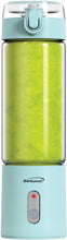 Load image into Gallery viewer, BRENTWOOD RJB-100BL Portable Battery-Operated USB-Chargeable Glass Blender, 17 oz, Blue