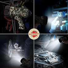 Load image into Gallery viewer, BUYSIGHT Rechargeable Spotlight Flashlight,1600 lumens Hand held Spotlight Waterproof Flashlight Hunting floodlight with red Lens(Camouflage Green-COB)