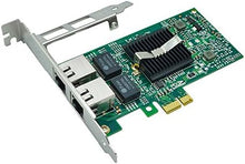 Load image into Gallery viewer, for Intel 82576 Chip E1G42ET 1.25G Gigabit PCI Express 2.0 X1 Ethernet Converged Network Adapter (NIC), Dual RJ45 Copper Ports