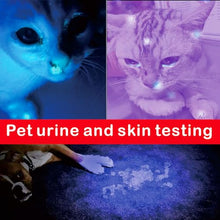 Load image into Gallery viewer, LELUOHQ Black Light, 365nm UV Flashlight, Portable Mini Black Light for Pet Urine Detection, Handheld UV Flashlight for Resin, Pet Urine, Nails, Money - Pack of 2