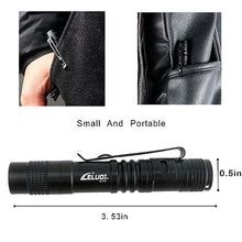 Load image into Gallery viewer, LELUOHQ LED Flashlights, 2 Pack Pocket Flashlights, High Lumens Mini Flash Lights, Small Tactical Penlight Flashlights, Handheld Flashlights, 2 Short