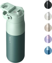 Load image into Gallery viewer, LARQ Bottle Swig Top 23oz - Insulated Stainless Steel Water Bottle With Built-In Silicone Handle | Thermos, BPA Free | Reusable Water Bottle for Sports, Gym, and Travel, Eucalyptus Green