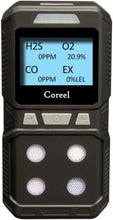 Load image into Gallery viewer, 4 Gas Monitor, Portable CO, H2S, O2,EX Gas Detector Meter - Ready to Use (Black)