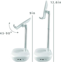 Load image into Gallery viewer, Acuvar HD Sound Bluetooth Wireless Speaker with Adjustable Phone and Tablet Desk Stand Holder with Built in Rechargeable Battery for Home and Office Compatible with All Mobile Phones & Tablets