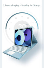 Load image into Gallery viewer, Keyboard Case for iPad Air 11 inch M2/ iPad Air 5th 4th Generation iPad Pro 11 inch 4th/1st/2nd/3rd Generation Keyboard Case Touchpad Detachable Color Keyboard Cover (Purple)