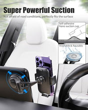 Load image into Gallery viewer, Wukanleng Suction Cup Phone Holder for Tesla Model 3/Y/S/X, Car Dashboard Phone Mount with 360° Rotation, Windshield Hand Free Mount Compatible with iPhone 15 Pro Max 14 13, More 4-7" Smartphones