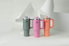 Load image into Gallery viewer, Stanley Quencher H2.0 FlowState Stainless Steel Vacuum Insulated Tumbler with Lid and Straw for Water, Iced Tea or Coffee, Smoothie and More, Peony, 40oz