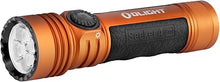 Load image into Gallery viewer, OLIGHT Seeker 4 Pro Rechargeable LED Flashlights, High Lumens Powerful Bright Flashlight 4600 Lumens with USB C Holster, Waterproof Flashlight for Emergencies, Camping, Searching(Orange Cool White)