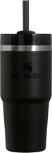 Load image into Gallery viewer, Stanley Quencher H2.0 FlowState Stainless Steel Vacuum Insulated Tumbler with Lid and Straw for Water, Iced Tea or Coffee, Smoothie and More, Black 2.0, 14oz