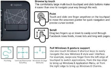 Load image into Gallery viewer, Logitech Wireless Touch Keyboard K400 with Built-In Multi-Touch Touchpad