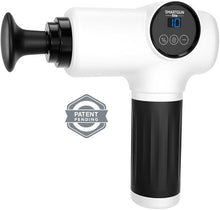 Load image into Gallery viewer, SPA SCIENCES - SmartGun Elite – Therapeutic Deep Tissue Percussion Massager – for Muscle Soreness - with Interchangeable Heads, 10 Intensity Levels and Smart Comfort Pulse – USB Rechargeable