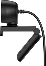 Load image into Gallery viewer, HP 320 FHD Webcam - USB-A Computer Camera with Mic & Privacy Cover - for Desktop, Laptop, & Chromebook - 1080p Resolution w/Wide FOV - Zoom & Teams Compatible - Clip Mount, Tripod Support, & Swivel