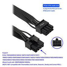 Load image into Gallery viewer, (2-Pack) COMeap PCIE Cable for EVGA, PCIe 8 Pin Male to PCIe 8 Pin (6+2) Male GPU Power Cable for EVGA Power Supply 25-inch(63cm)