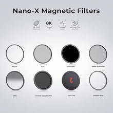 Load image into Gallery viewer, K&F Concept 58mm Magnetic MCUV CPL Fixed ND1000 Magnetic Basic Ring 4-in-1 Lens Filters Kit with 28 Multi-Coatings for Camera Lens (Nano-X Series)