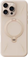Load image into Gallery viewer, TORRAS 360° Spin Mag Stand for iPhone 16 Pro Max Case, Fit for Magsafe, Mil-STD Protective Hard PC Scratch-Resistant Ostand Case for iPhone 16 Pro Max Phone Case Desert Titanium, Dune Beige, 6.9 inch