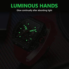 Load image into Gallery viewer, AIMES Watch Wristwatch for Men Fashion Casual Cool Big Dial Watch Luminous Waterproof Sport Analog Quartz Business Mens Watches Silicon Strap Dress Watch