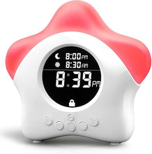 Load image into Gallery viewer, Stay-in-Bed Clock for Kids - Toddler Sleep Training Clock, Night Light & Alarm Clock