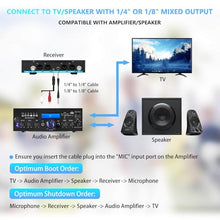 Load image into Gallery viewer, ZERFUN Pro Rechargeable Wireless Microphone System 4 Channel, UHF Metal Handheld Wireless Microphones Cordless Mics with Echo Treble BASS VOL Channel Control for Karaoke Singing Church(GT-200)