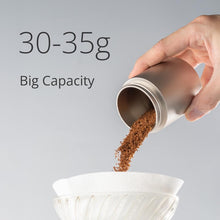 Load image into Gallery viewer, 1Zpresso J Manual Coffee Grinder Silver Capacity 35g with Assembly Stainless Steel Conical Burr - Numerical Internal Adjustable Setting