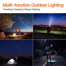 Load image into Gallery viewer, BUYSIGHT Rechargeable Spotlight,Spot Lights Hand held Large Flashlight 1000 lumens Handheld Spotlight Lightweight and Super Bright Flashlight (Aluminium_Alloy Black)